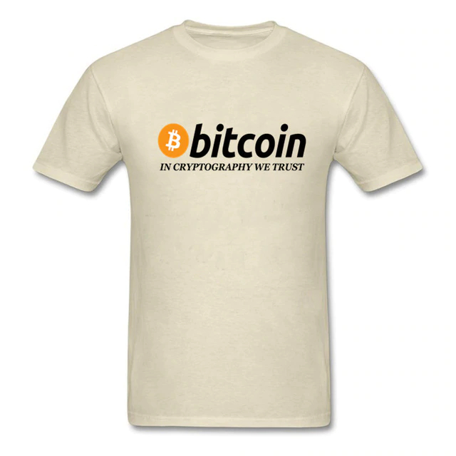 In Cryptography We Trust Bitcoin T-shirt [30 Colours]