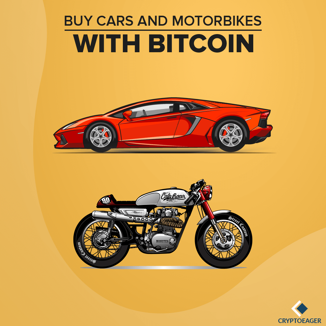 Purchase Cars and Motorbikes with Bitcoin