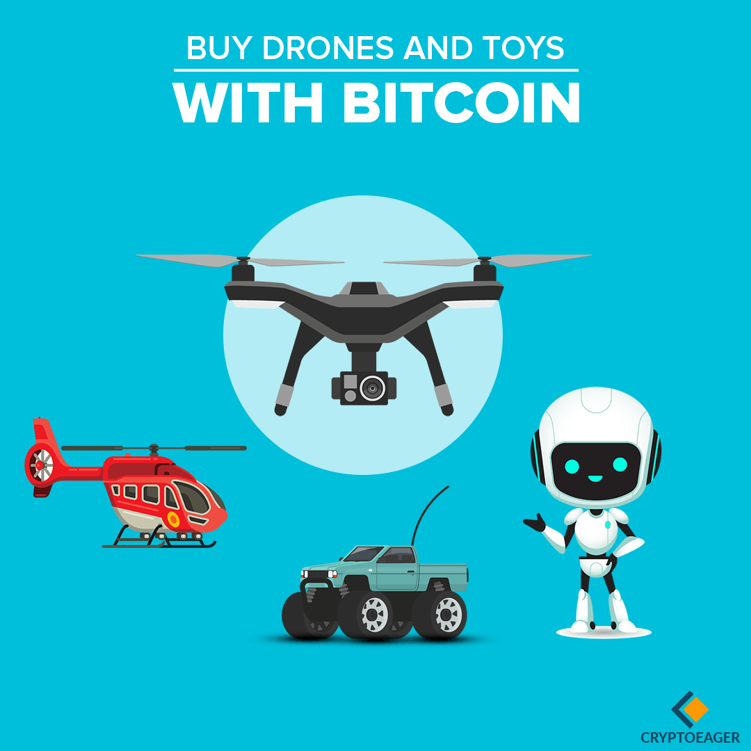 buy a drone with bitcoin